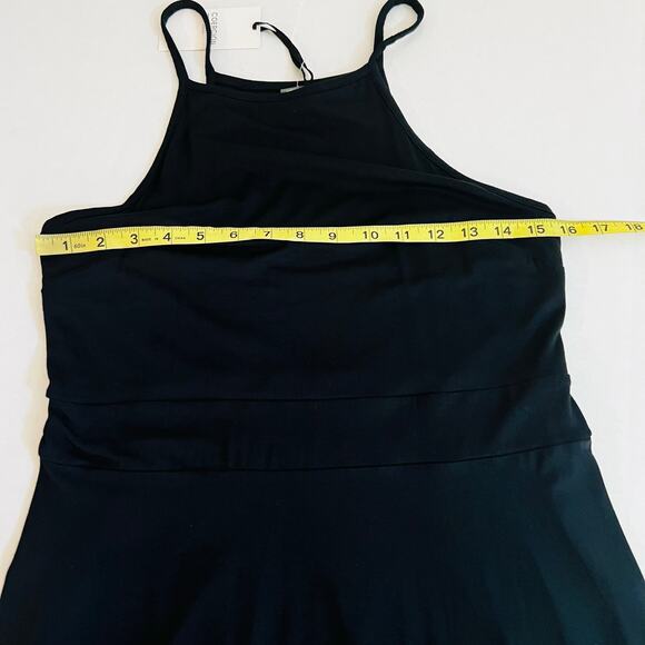 Coercion London Spaghetti Strap Fit And Flare Dress Size M Medium NWT Black - Picture 5 of 7